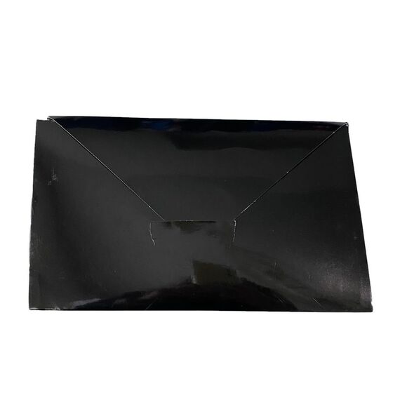 Vintage Avon Black & White Silky Vegan Floral Scarf - Picture 9 of 10